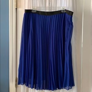 Primark Neon blue pleated skirt